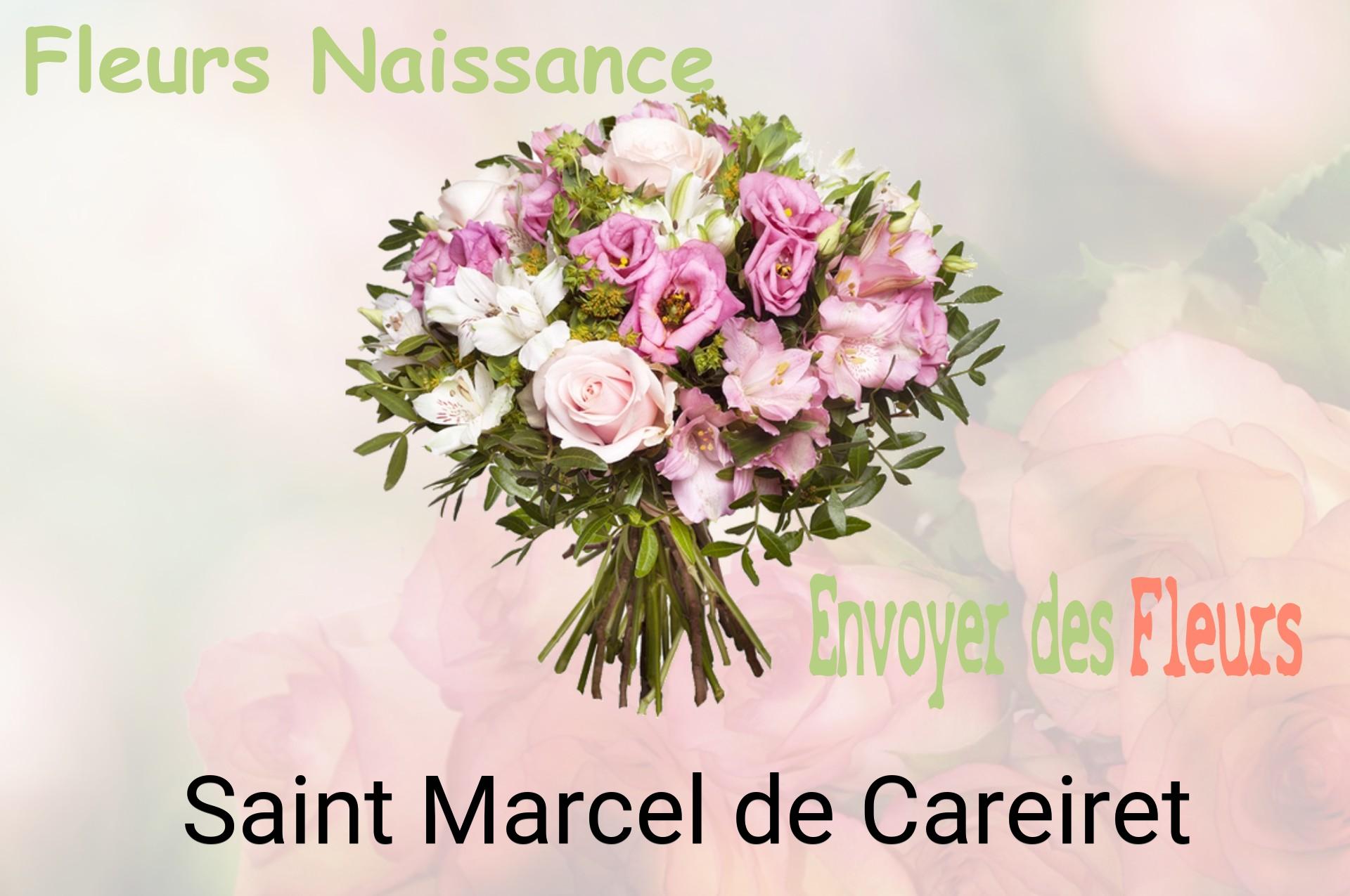 Bouquet de fleurs de naissance livré à Saint-Marcel-de-Careiret